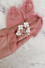 Load image into Gallery viewer, Opal Bridal Earrings