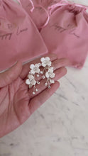 Load image into Gallery viewer, Opal Bridal Earrings