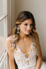 Load image into Gallery viewer, Magnolia Bridal Earrings