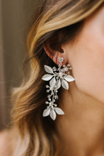 Load image into Gallery viewer, Magnolia Bridal Earrings