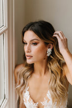 Load image into Gallery viewer, Merlot Bridal Earrings